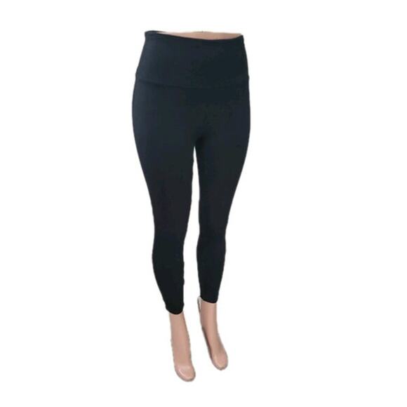 Spanx‎ Ponte Ankle Leggings Women's Size Medium Petite Black Slimming Shaping - Picture 12 of 13